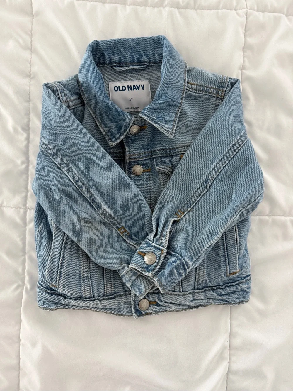 Old Navy Light Wash Denim Jacket for Kids